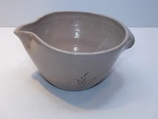 Jugtown Ware 1978 Pottery Mixing/Kitching Bowl, Cattail Image