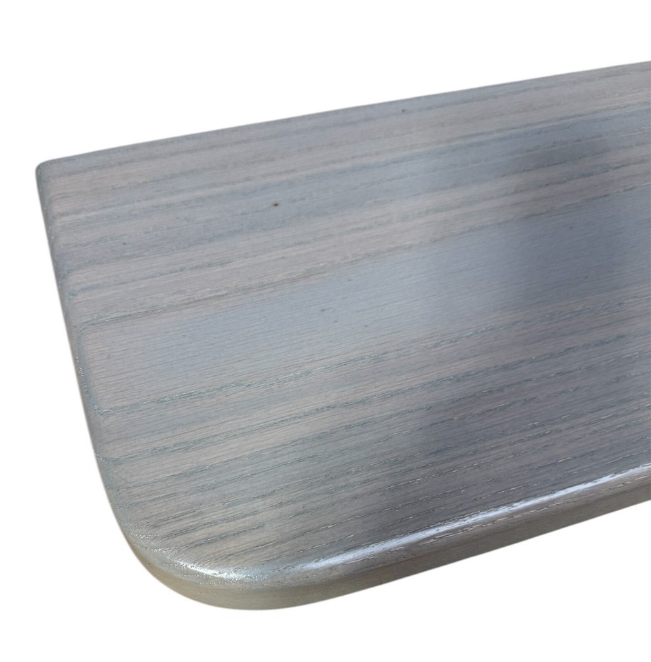 Solid Oak GREY STAIN Staircase Stair Cladding And Riser Replacement ...