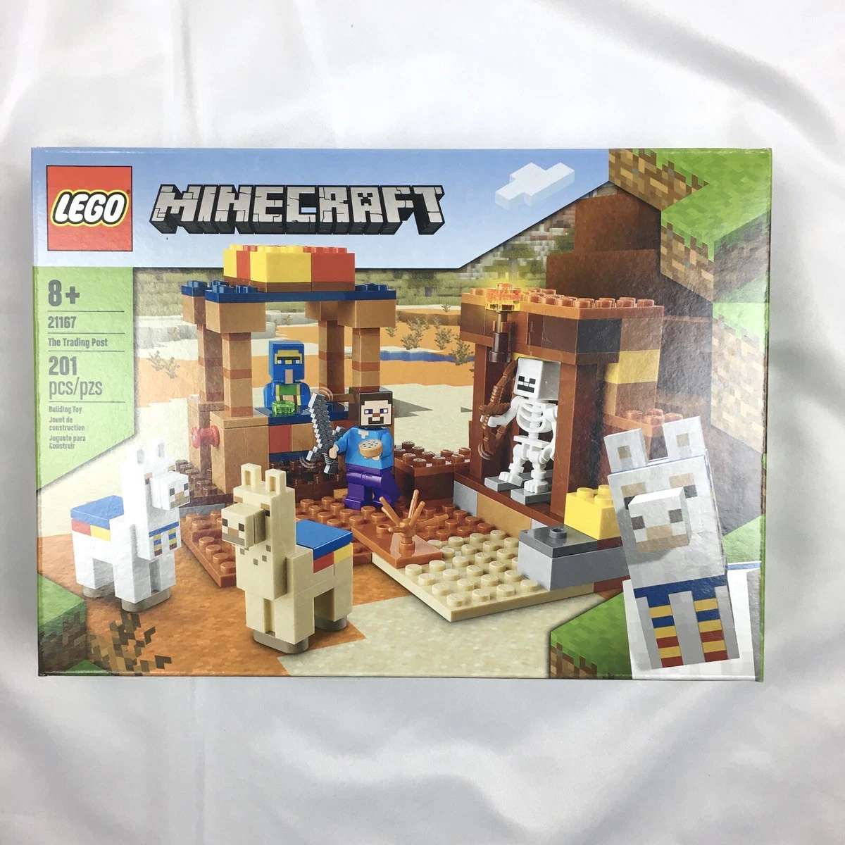 New Lego Minecraft The Trading Post 21167 Play Building Set 201