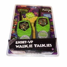 Teenage Mutant Mayhem Ninja Turtles Light Up Walkie Talkies New