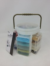DIY Mega Tub Glass Seed Beads Jewelry Making Kit, Multi-Colored, 500g Beads