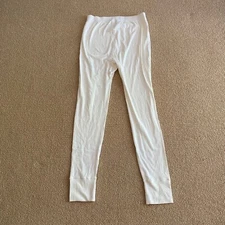 Skims Bone Logo Cotton Thermal Leggings, Size 2X New