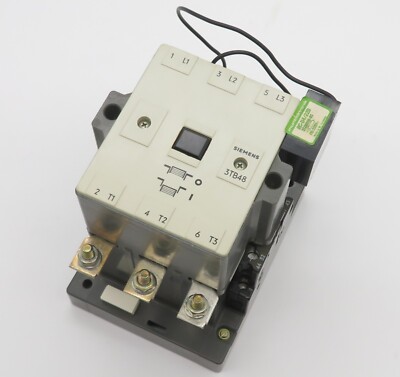 Siemens Leistungsschütz 3TB4817-0AM0 Contactor 37kW 220V 2S+2Ö 2NO+2NC 3-polig