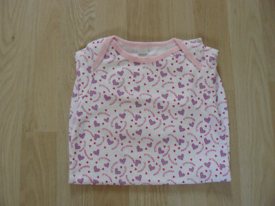 Schlafkleid Nachtkleid Baby Gear USA 0-6 M Gr.50-68 weiß rosa lila Reborn Puppen