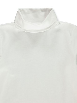 Lands' End School Uniform Kids Long Sleeve Turtleneck Xxs White