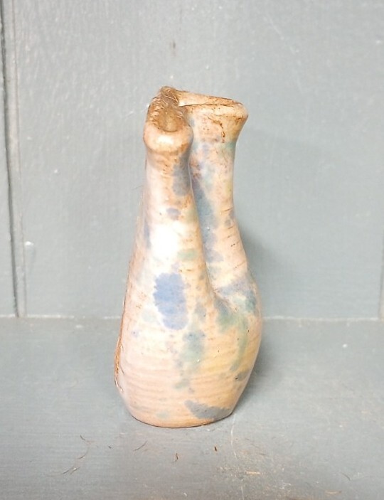 Vintage Cole Pottery Mini Wall Pocket Small Bud Vase Cox Mill Rd