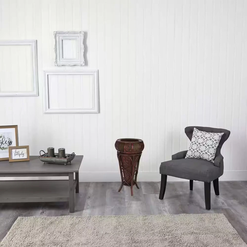 Декоративная деревянная ваза с подставкой держатель для цветов высотой 22 для домашнего декора сеялки - Изображение 4 из 4