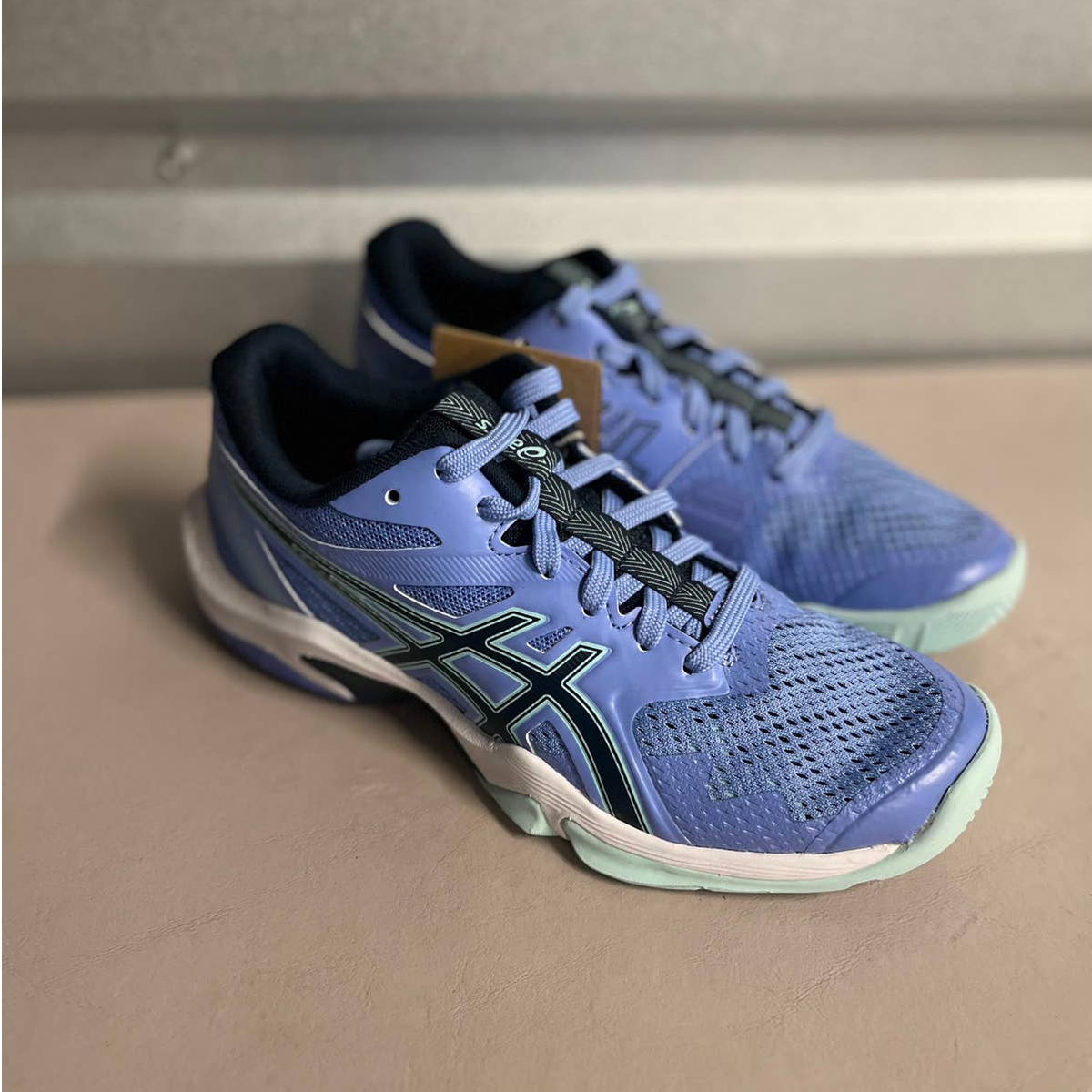 Asics Women's Periwinkle Blue French Blue Gel-Blade Athletic Shoes Size 