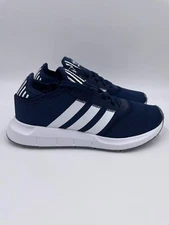 Adidas Swift Run X Navy Blue White Mesh Running Sneakers Womens FY2137 New