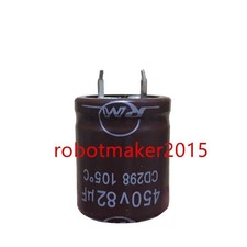 2 Pins 82uf 82mfd 450V 22 25 Electrolytic Capacitor CD298 series 105 Brand New