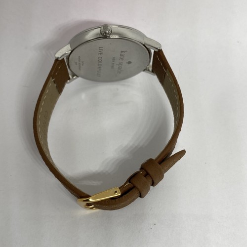 Kate Spade 0549 Women's Brown Leather Analog Pink Dial Quartz Wrist Watch UC233 - Picture 11 of 12
