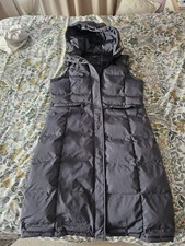 Womens Long Padded Gilet Size 16