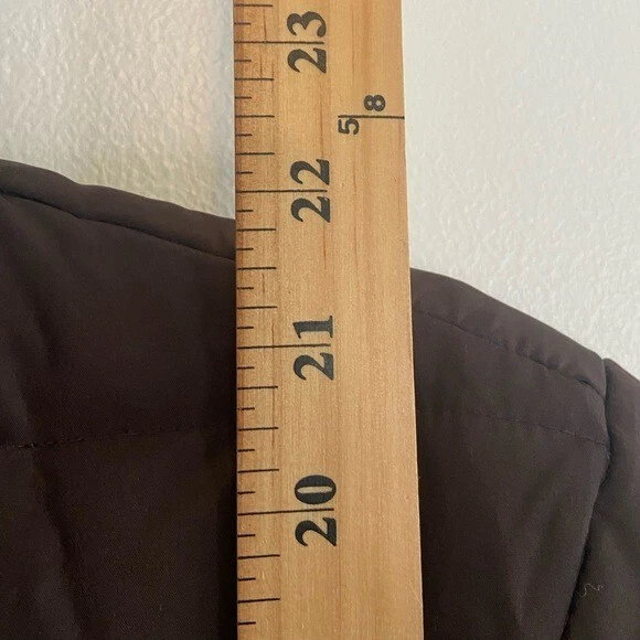 Женская стеганая упаковочная куртка Kenneth Cole Reaction размер M коричневая пуховик имитация - Изображение 4 из 4