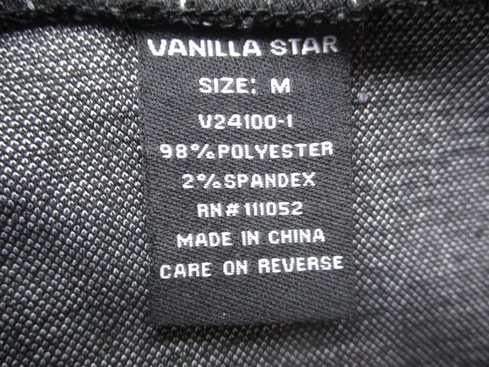 Pantalones de vestir para mujer Vanilla Star Bootcut ML negro blanco a rayas poliéster Foto 3 de 4