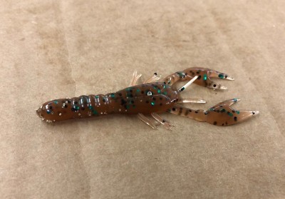 2'' Body(3'' Total) Crawfish Bass Fishing Lure 50 pack, Crawdad US Made Pick Color