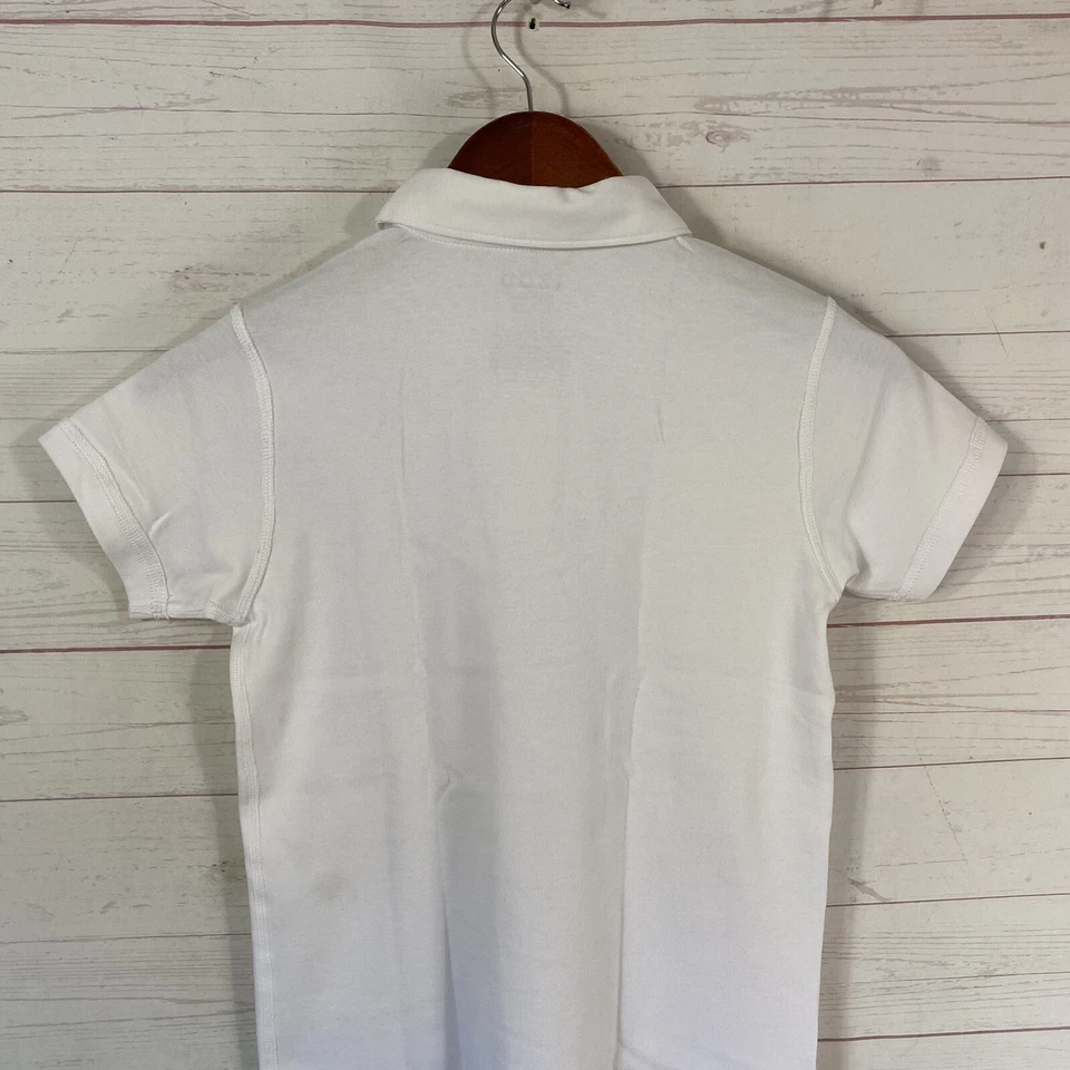 Izod Sensory Friendly Approved Schoolwear Polo Shirt Unisex Sz M 10/12 White New - Image 4 of 4