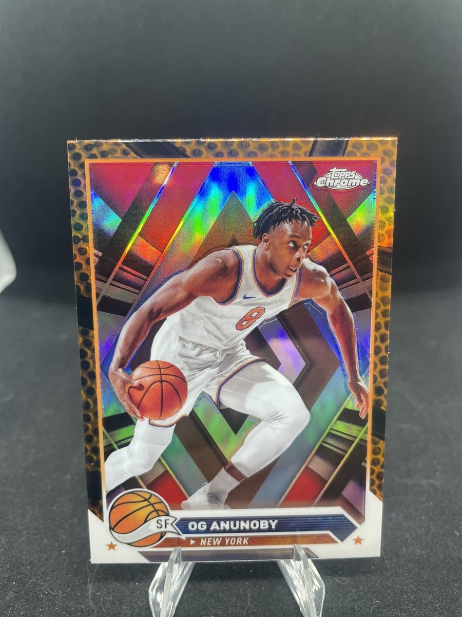 Og Anunoby 2024 Topps Chrome Cheetah Refractor #123 New York