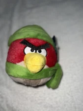 Angry Birds 8" Red Bird w/Hat & Scarf No Sound Limited Edition Christmas New