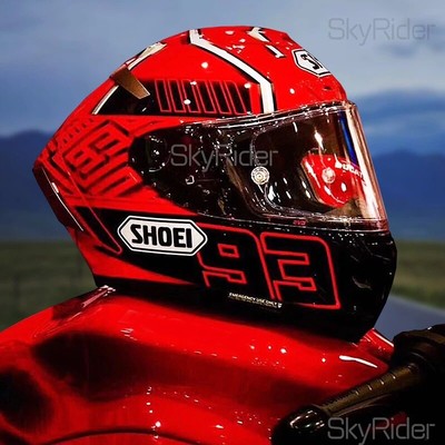 Shoei X14 red Motocross Racing Full 