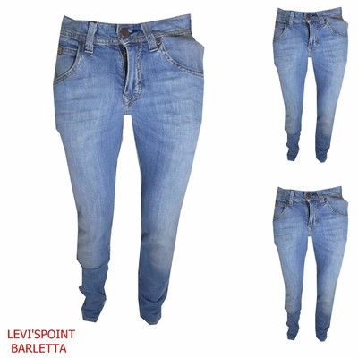 WRANGLER jeans pantaloni da uomo elasticizzati slim fit skinny chiari 44  w30 | eBay