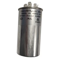 Dual CBB65B Run Capacitor 250VAC 250V AC 60/15uF 60+15 uF MFD 60+15uF 40/85/21