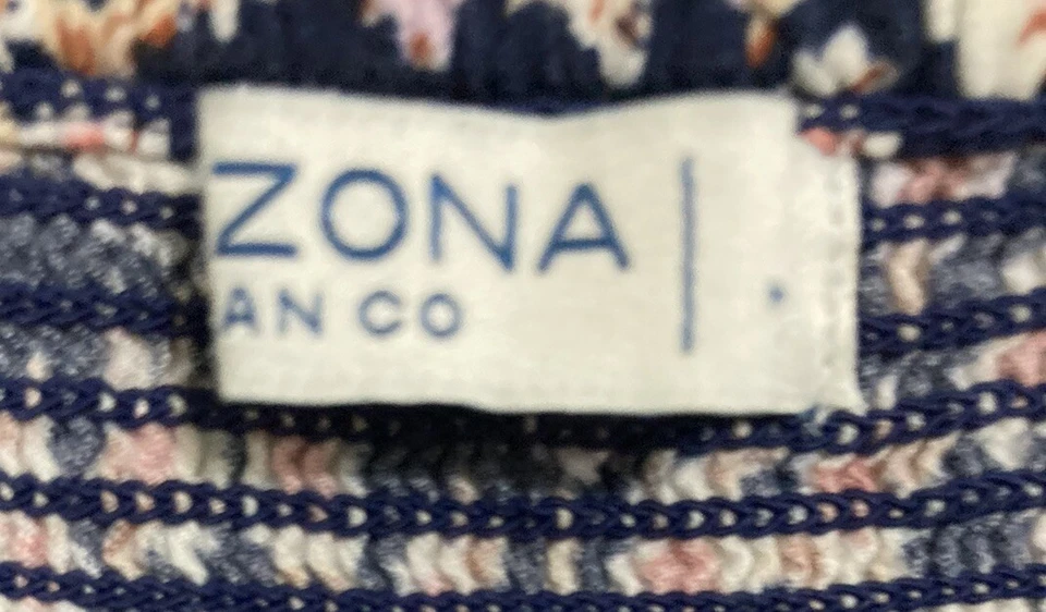 Vestido Campesino Arizona Floral Azul Talla Juvenil Pequeño Foto 4 de 4