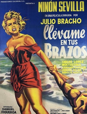 17617.Wall Decor Poster.Interior Art.Llevame en tus Brazos Mexican Film 1954