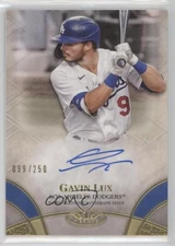 2021 Topps Tier One Break Out Auto /250 Gavin Lux #BOA-GLU Auto