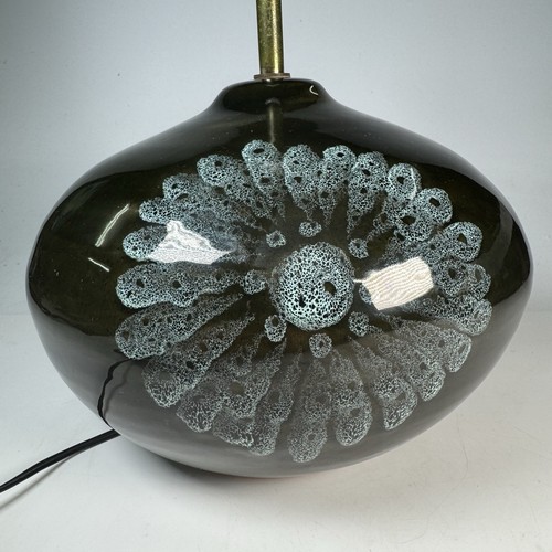 Large Lotus Studio Pottery Lamp Base, Stoke Gabriel Devon, M&E Skipwith - MCM - Foto 3 di 11