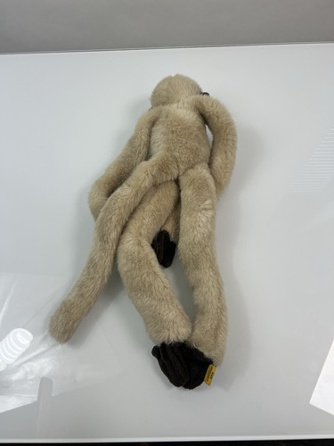 Juguete de peluche vintage Wild Republic K&M mono colgante animal de peluche beige tostado - Imagen 8 de 9