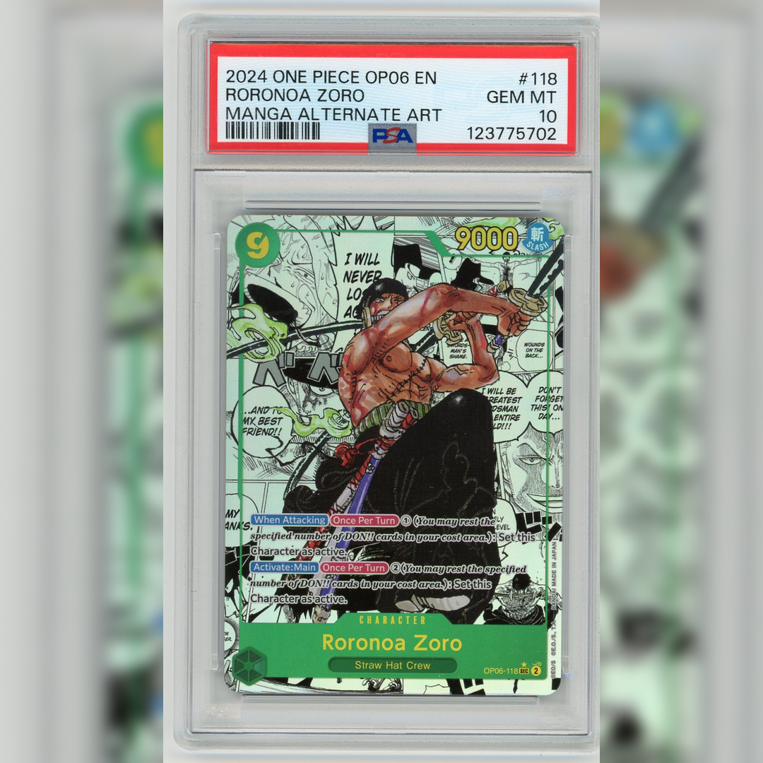Roronoa Zoro (Alternate Art) (Manga) OP06-118 Wings of the Captain