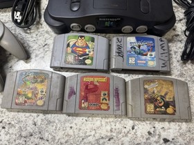 Nintendo 64 Console And Games Oem Read N64 Lot Pilot Wings Cruisin World Etc