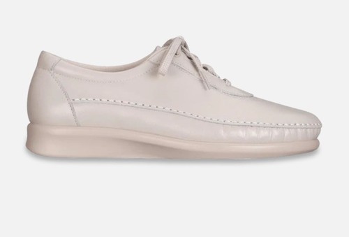 SAS Traveler Active Bone Leather Tripad Comfort Sneaker Shoes Womens Sz 6 M