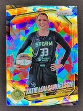 2025 Panini WNBA Prizm KATIE LOU SAMUELSON Silver Ice Prizm #82 Seattle Storm -B
