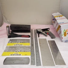 Lot of Misc. Tools Rulers 3M Epoxy Applicator Gun DMA 50