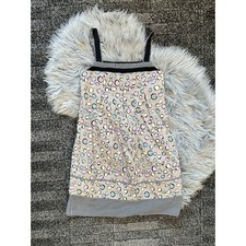 BCBG Maxazria Dress Women's US Size 0 Knee Length Sundress Striped Polka Dots