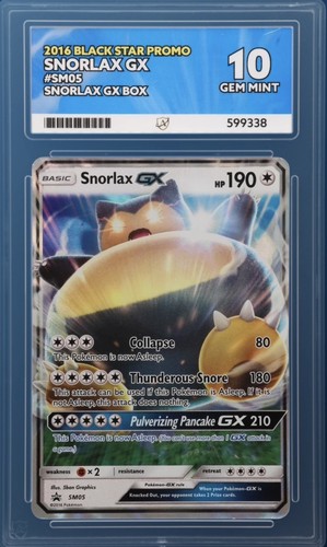 Snorlax-GX graded ACE 10 for sale on eBay