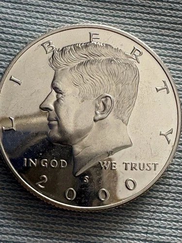 2000-S Kennedy Half Dollar 90% Silver Deep Cameo Gem Proof Like