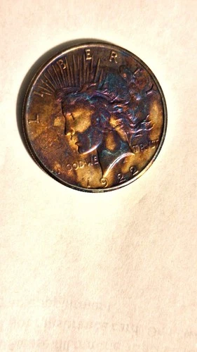 1922 Peace Silver Dollar Nicely Toned