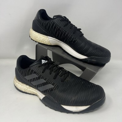 Adidas Boost Codechaos Golf Shoes Mens Size 11.5 Black Boost Spikeless EE9111
