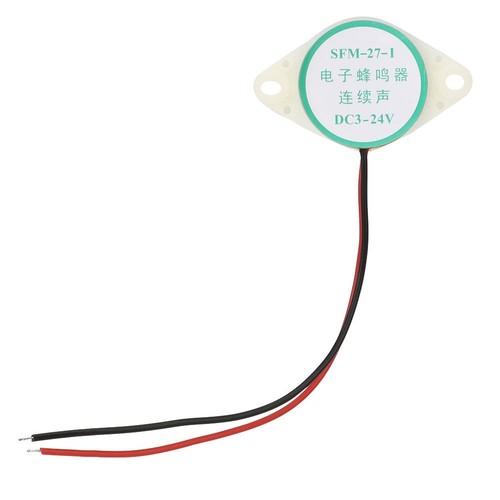 5xDC 3-24V 95dB Active Buzzer Alarm Continuous Beep For DIY Electronics SFM-27✈ - Zdjęcie 5 z 9