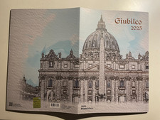 2025 Folder Italia Vaticano SMOM Giubileo Serie Papa Leone e Foglietto Basiliche