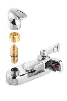 Moen 8886 Chrome Two-Handle Metering Lavatory Faucet