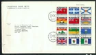 Canada #821-832, 1979 17¢ Flags Mini-Sheet Canadian Bank Note Co FDC
