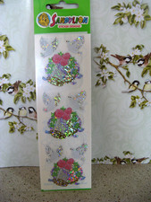 SandyLion Sticker Designs Prismatic Doves Bells Wedding Theme