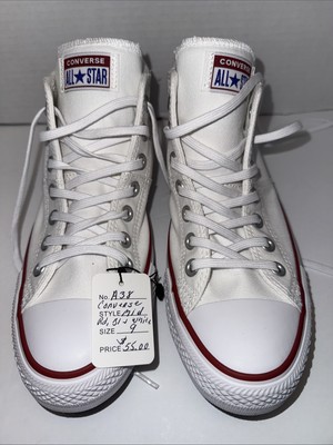 Converse Chuck Taylor Sz 9 All Star Madison Mid White Women's Lace up New