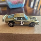 King Kuda OLIVE 1969 1970 Redline Hot Wheels Mattel Vintage Redline RL