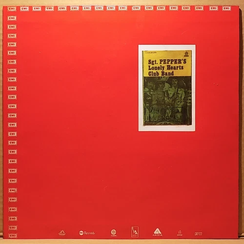 THE BEATLES Sgt. Pepper's Rare EMI Red Cvr Uruguay Promo Sky Blue labels Mono LP