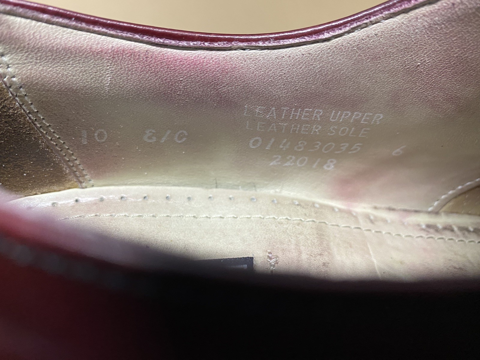 Bostonian Impression Shell Cordovan Burgundy Size… - image 6