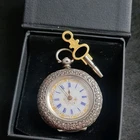 Fancy Antique Solid Silver Ladies Pocket Watch c1900 W/O ref4581